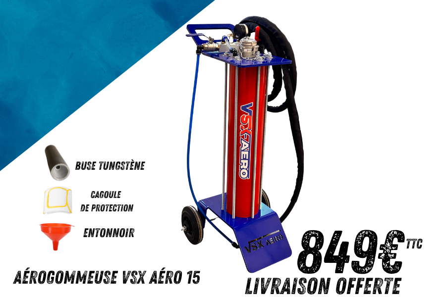 Sableuse aérogommeuse VSX Aéro 15