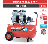 Compressore silenzioso 2CV da 50 litri — Monofase / Prodif