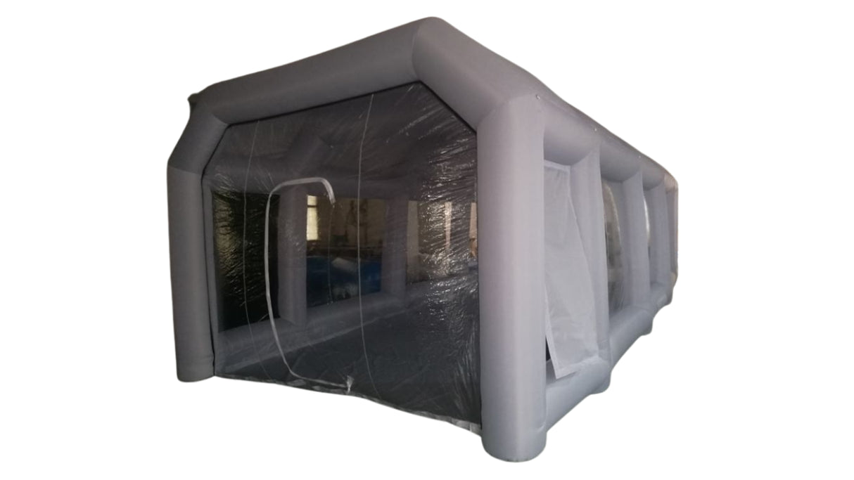 Cabina di verniciatura larghezza 6 metri x lunghezza 10 metri x altezza 4 metri con 2 ventilatori da 950 W - Due